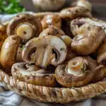 Knusprige Champignons