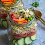 Meal Prep Salat im Glas