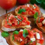 Bruschetta mit Tomaten – Klassisch Italienisch