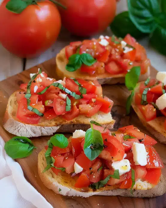 Bruschetta mit Tomaten – Klassisch Italienisch