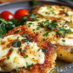 Gebackene Mozzarella-Blumenkohlsteaks