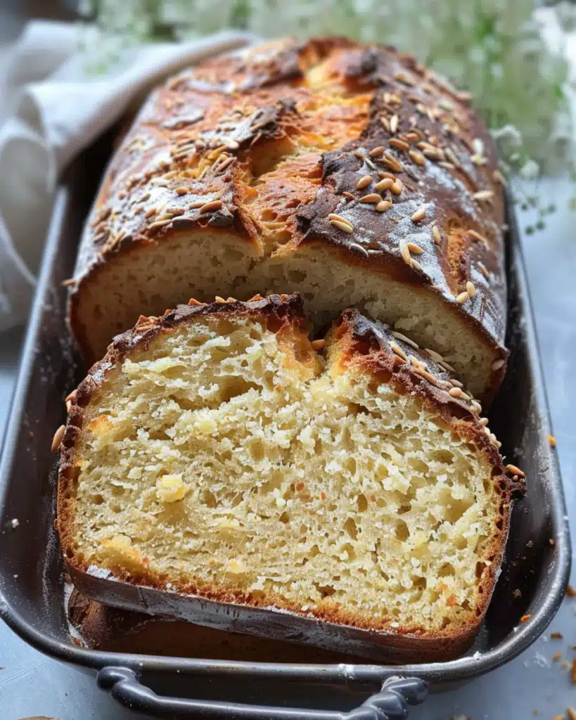 Friss dich dumm Brot mit Haferflocken