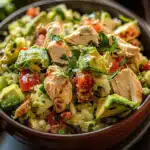 Gesundes Avocado-Hähnchensalat-Rezept