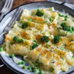 Maultaschen in Käse-Sahne-Soße 2 Maultaschen in Käse-Sahne-Soße