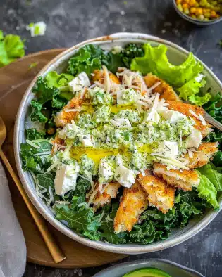 Caesar-Hähnchen-Bowl