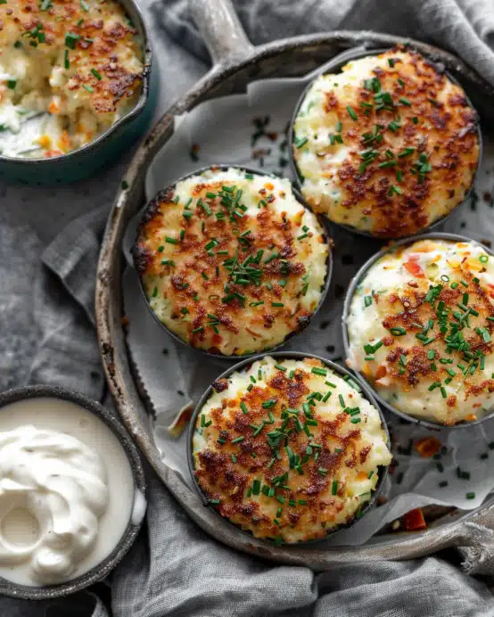 Proteinreiche Low-Carb-Hüttenkäsetaler