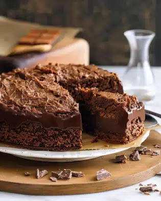 Schoko-Haferflocken-Kuchen