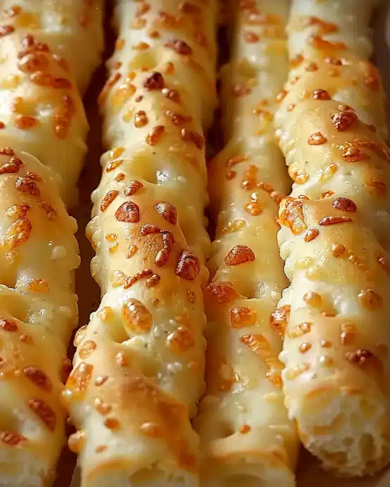 Homemade Cheesy Breadsticks