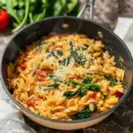 Cremiges Orzotto mit Babyspinat – One-Pot-Gericht 2 Cremiges Orzotto mit Babyspinat – One-Pot-Gericht