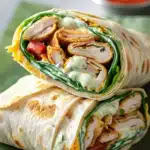 Hähnchen Ranch Wraps 2 Hähnchen Ranch Wraps