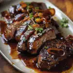 Rinderbrust in Balsamico-Zwiebelsauce 2 Rinderbrust in Balsamico-Zwiebelsauce