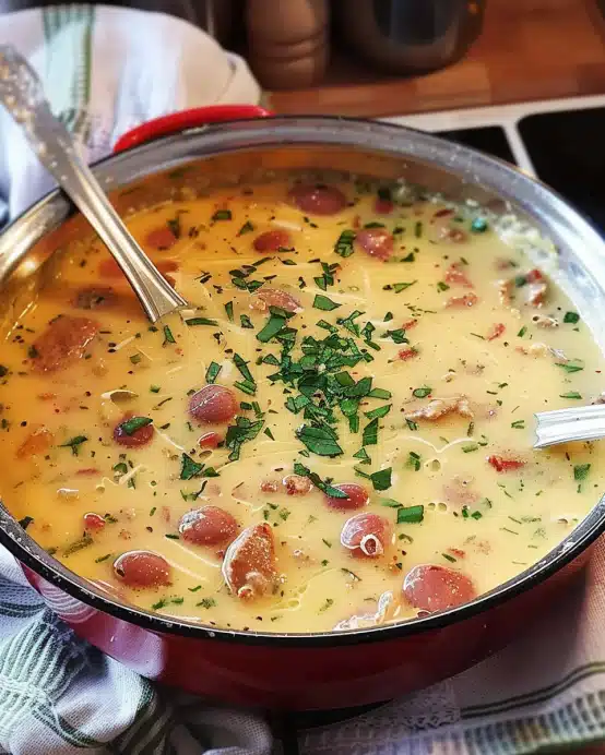 Cabanossi-Käse-Suppe