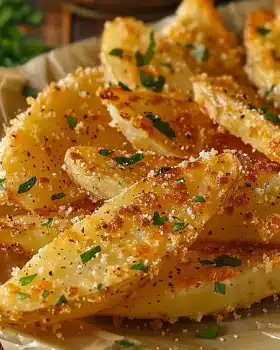 Baked Garlic Parmesan Potato Wedges