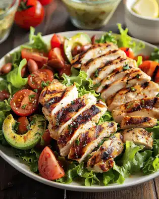 Paleo Grilled Chicken Cobb Salad