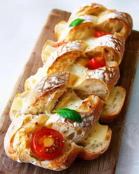 Fächerbaguette Caprese – Mediterraner Genuss im Handumdrehen