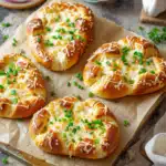 Überbackene Brezeln mit Schinken und Käse 2 Überbackene Brezeln mit Schinken und Käse