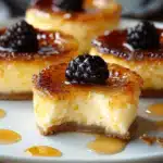 Mini Crème Brûlée Cheesecakes – Dekadentes Dessert 2 Mini Crème Brûlée Cheesecakes – Dekadentes Dessert