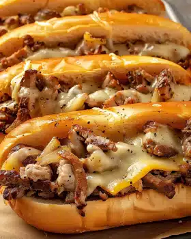 Hähnchen Cheesesteaks – köstlicher Genuss aus Philadelphia