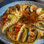 Paprika-Zucchini-Sahne-Hähnchen 2 Paprika-Zucchini-Sahne-Hähnchen