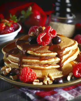 Haselnuss-Schokoladen-Pfannkuchen