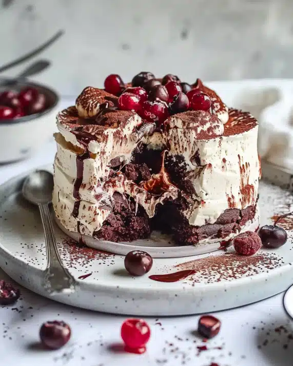 Veganes Schwarzwälder Tiramisu: Dekadenter Genuss