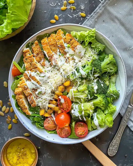 Caesar-Hähnchen-Bowl