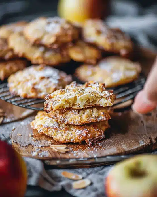 Apfel-Haferflocken-Kekse