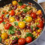 Couscous-Pfanne mit Tomaten und Kidneybohnen 2 Couscous-Pfanne mit Tomaten und Kidneybohnen