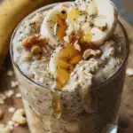 Bananen-Erdnussbutter Overnight Oats 2 Bananen-Erdnussbutter Overnight Oats