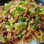 Healthy Chinese Ground Beef & Cabbage Stir Fry 2 Healthy Chinese Ground Beef & Cabbage Stir Fry