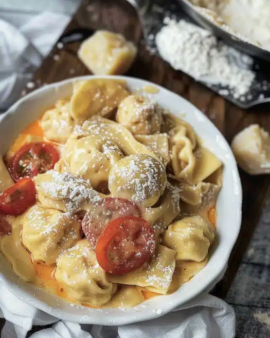Mediterrane Hackbällchen in Tomaten-Sahne-Soße