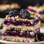 Blackberry Pistachio Dream Bars 2 Blackberry Pistachio Dream Bars