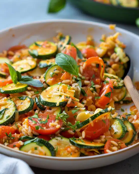 Zucchini-Tomaten-Reis