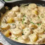 Kartoffeln in Knoblauch-Sahnesauce 2 Kartoffeln in Knoblauch-Sahnesauce