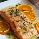 Gebackener Lachs mit Orangen und Honig-Senf