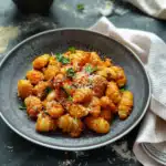 Paprika-Sahne-Hähnchen mit Gnocchi 2 Paprika-Sahne-Hähnchen mit Gnocchi