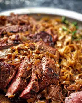 Zwiebelfleisch wie von der Kirmes