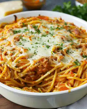 Spaghetti Auflauf