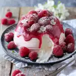 Joghurtbombe mit Beerensauce – erfrischendes Sommerdessert 2 Joghurtbombe mit Beerensauce – erfrischendes Sommerdessert