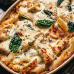 Frischkäse-Spinat-Hähnchen-Pasta 2 Frischkäse-Spinat-Hähnchen-Pasta