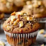 Gesunde Erdnussbutter-Bananen-Muffins 2 Gesunde Erdnussbutter-Bananen-Muffins