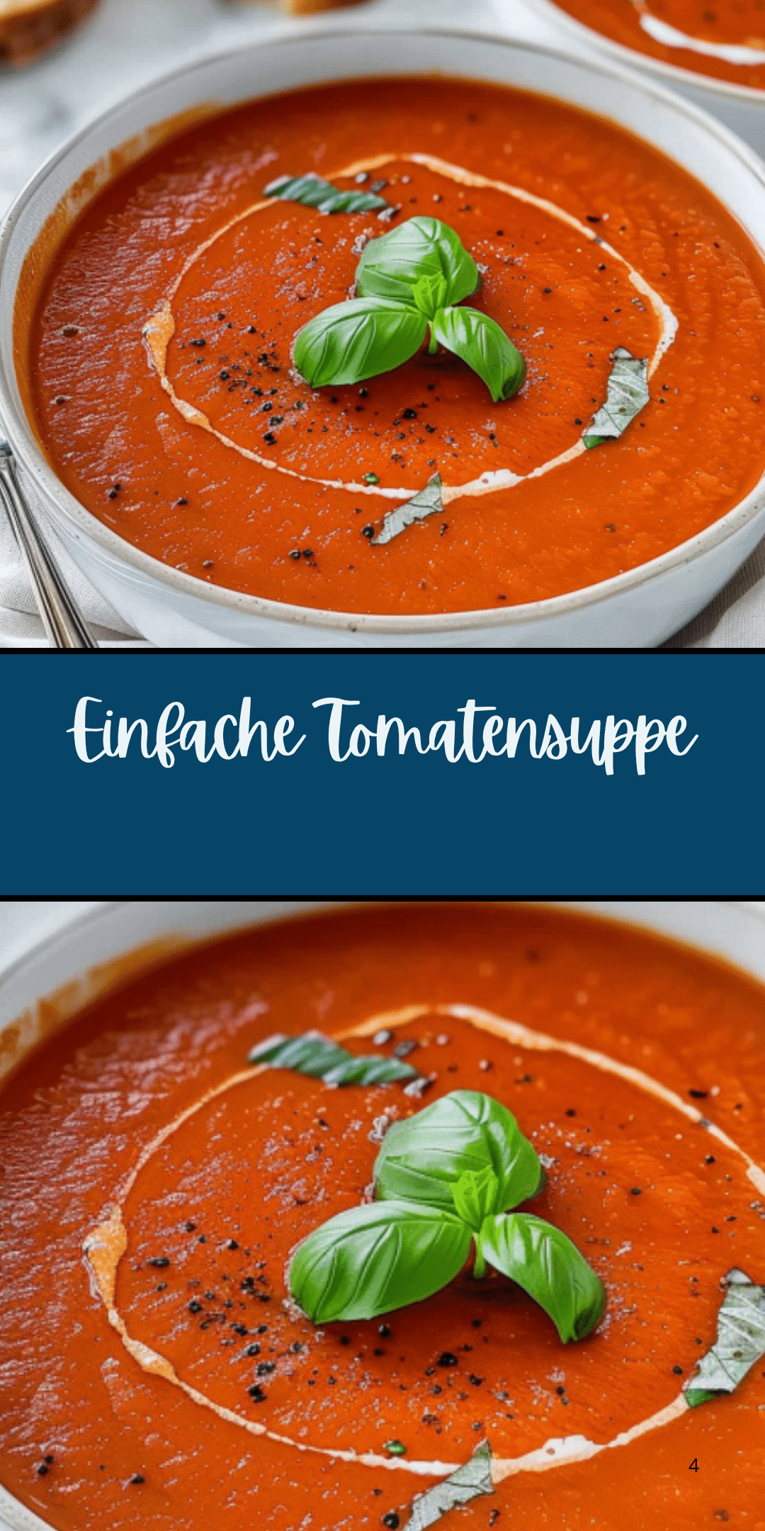 Einfache Tomatensuppe | Oma Kochen Einfache Tomatensuppe | Oma Kochen