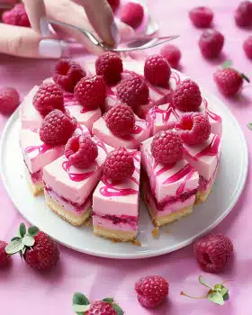 No-Bake Himbeer-Cheesecake