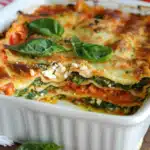 Spinatlasagne mit Feta und Tomaten 2 Spinatlasagne mit Feta und Tomaten