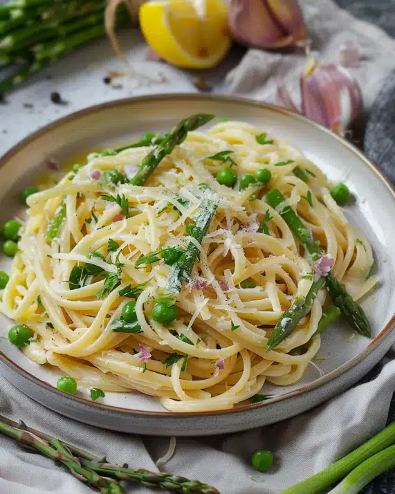 Spargel Pasta – Leckerbissen für den Frühling