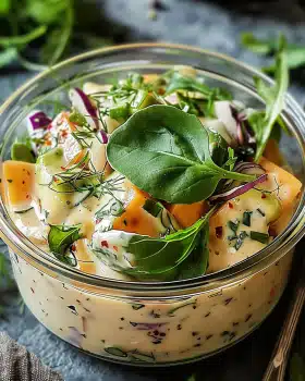 Leckere Salatsoße wie im Restaurant – Frisch und Cremig