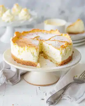 Klassischer cremiger Käsekuchen nach Papas Rezept