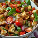 Panzanella (Italienischer Brotsalat) – Schnell & Einfach