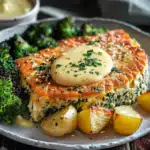 Zitronenbutterlachs mit knusprigen Kartoffeln und Brokkoli 2 Zitronenbutterlachs mit knusprigen Kartoffeln und Brokkoli