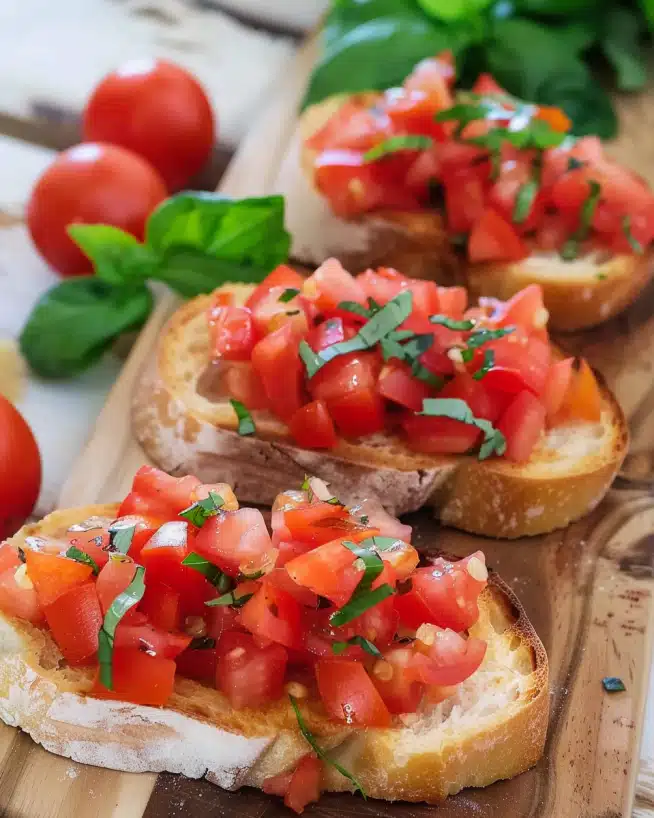 Bruschetta mit Tomaten – Einfach & Klassisch Italienisch